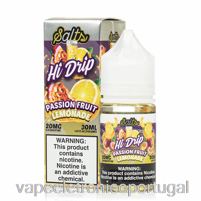 Vape Eletronico Limonada De Maracujá - Sais Hi-drip - 30ml 50mg